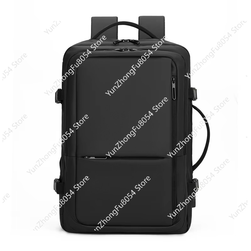Laptop Backpack 15.6 - 防水PU拡張デザインカスタムロゴUSBポート付きビジネス旅行15.6インチ大容量ラップトップバッグメンズバックパック