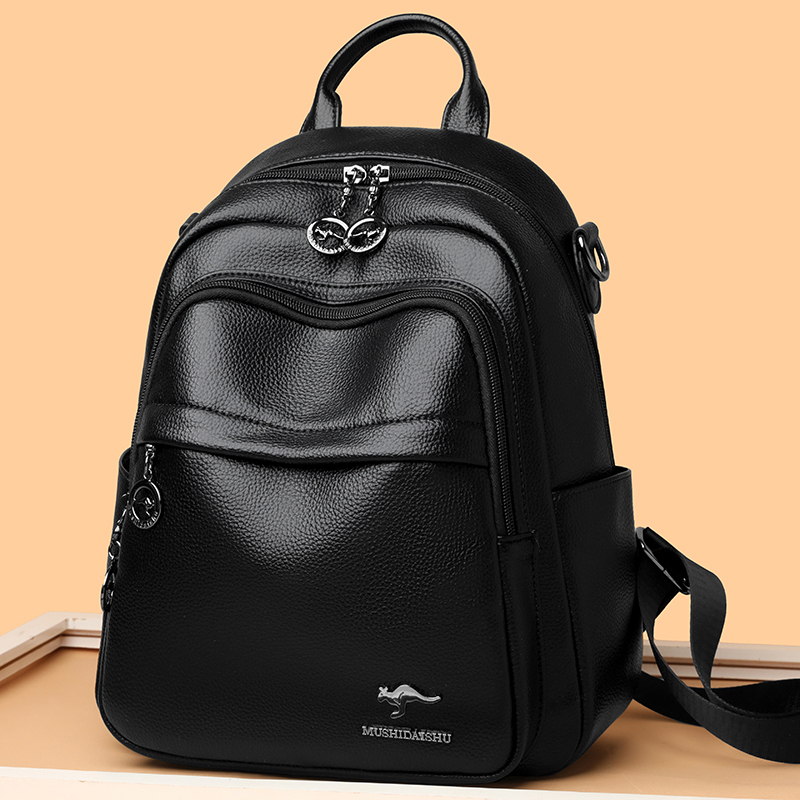 Travel Backpack Anti Theft - 2026 防水 PU レザー女性バックパック盗難防止バックパックショルダーバッグティーンエイジャーの女の子のための大容量旅行スクールバッグ