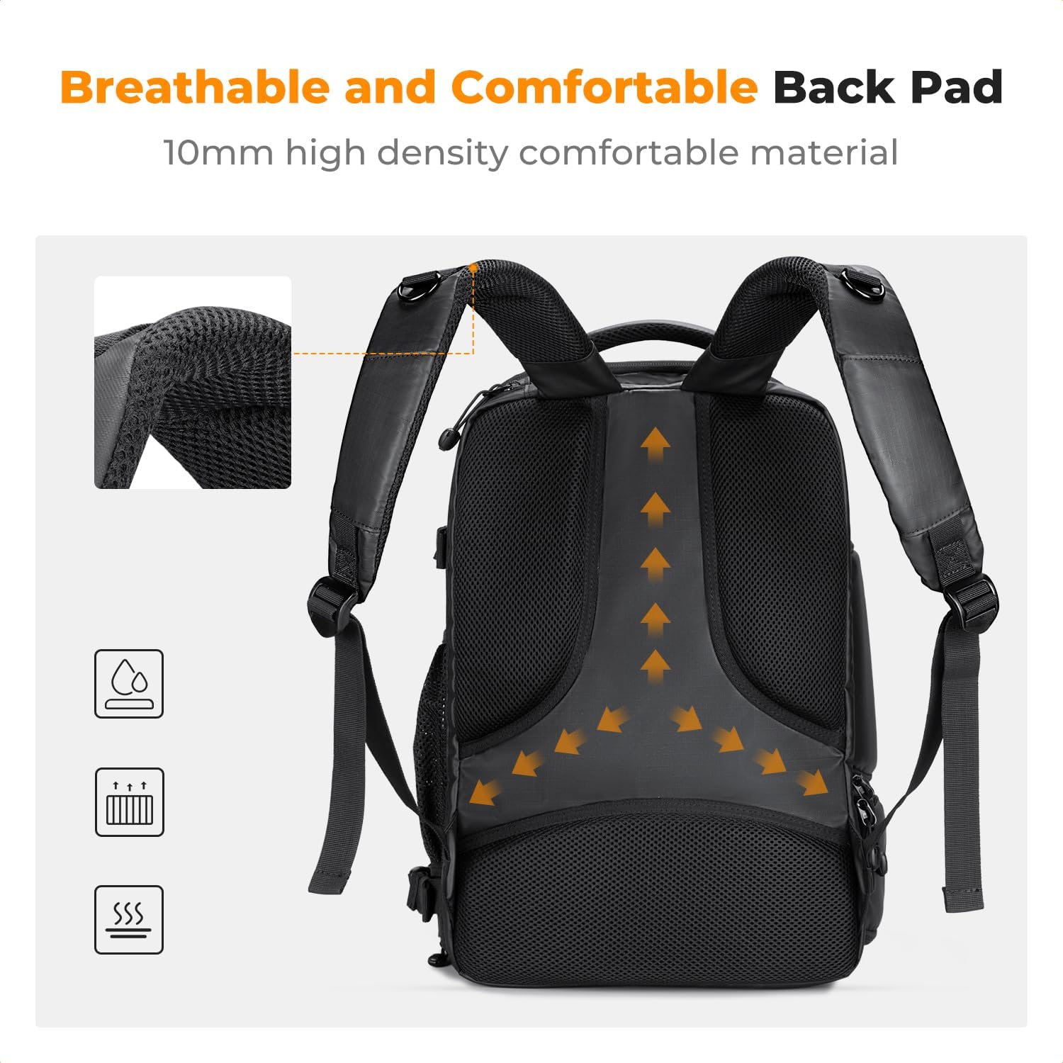 K&F CONCEPT カメラバックパック、25L大容量カメ - Laptop Backpack 15.6 のレビューと価格