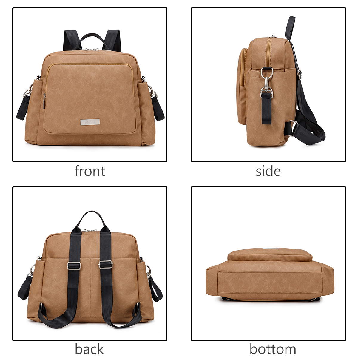 ファッション新しいママおむつバックパック大容量多機能防水おむ - Backpack Diaper Bag のレビューと価格