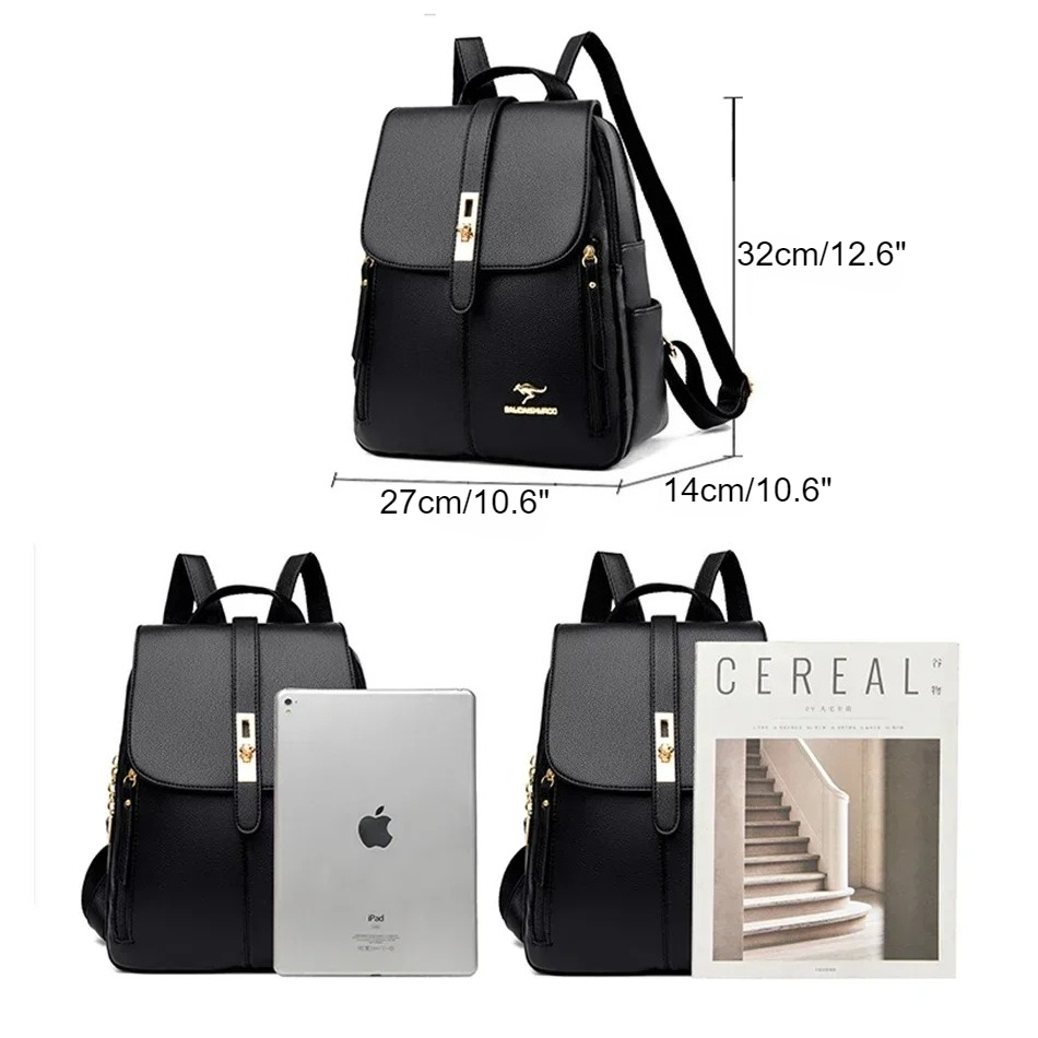 女性革大容量バックパック高品質ヴィンテージスクールバッグ女の - Leather Backpack Vintage のレビューと価格