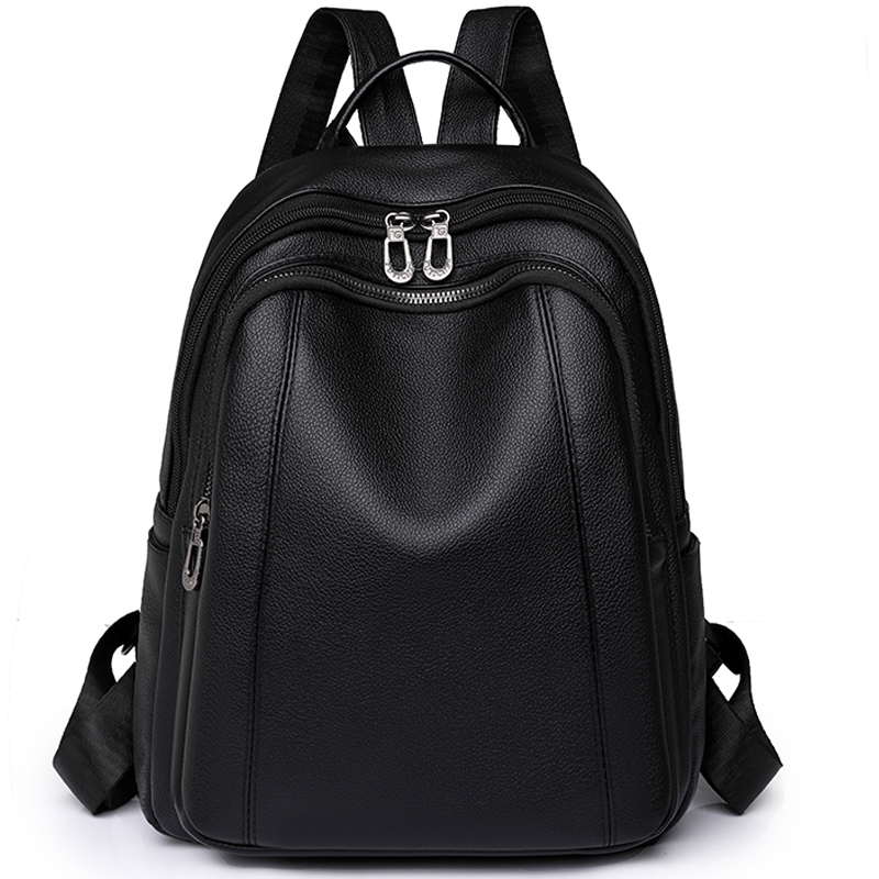 高品質の革のバックパック女性の大容量バックパック財布女性ヴィ - Leather Backpack Vintage のレビューと価格