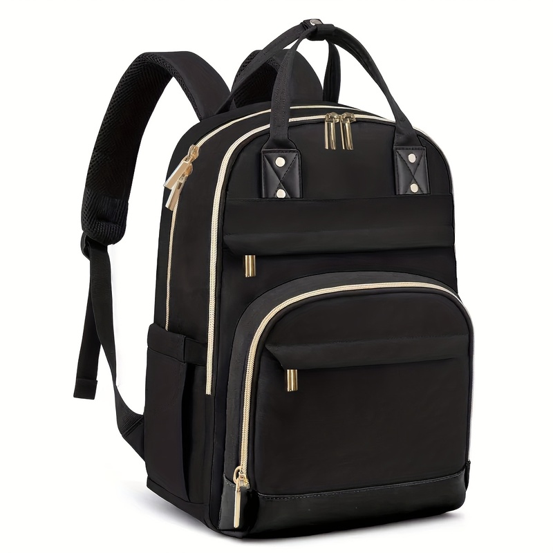 女性用ツートンカラーのノートパソコン用バックパック、防水仕様 - Laptop Backpack 15.6 のレビューと価格